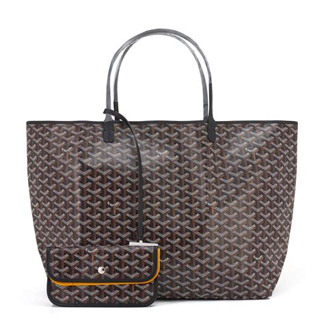 goyard st louis gm black|goyard gm tote price.